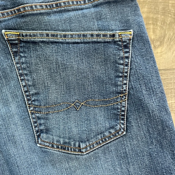 38x27 Lucky Brand 221 Straight Jeans Men’s Size Blue Denim Stretch - Picture 11 of 12